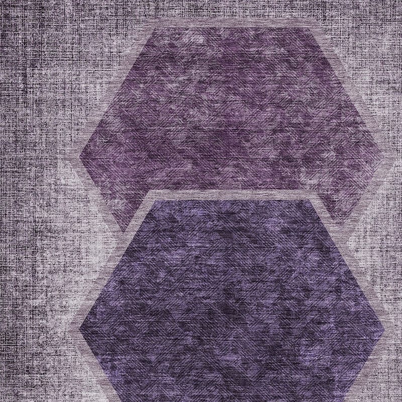 HomeRoots Geometric Transitional Rectangle Outdoor Rug