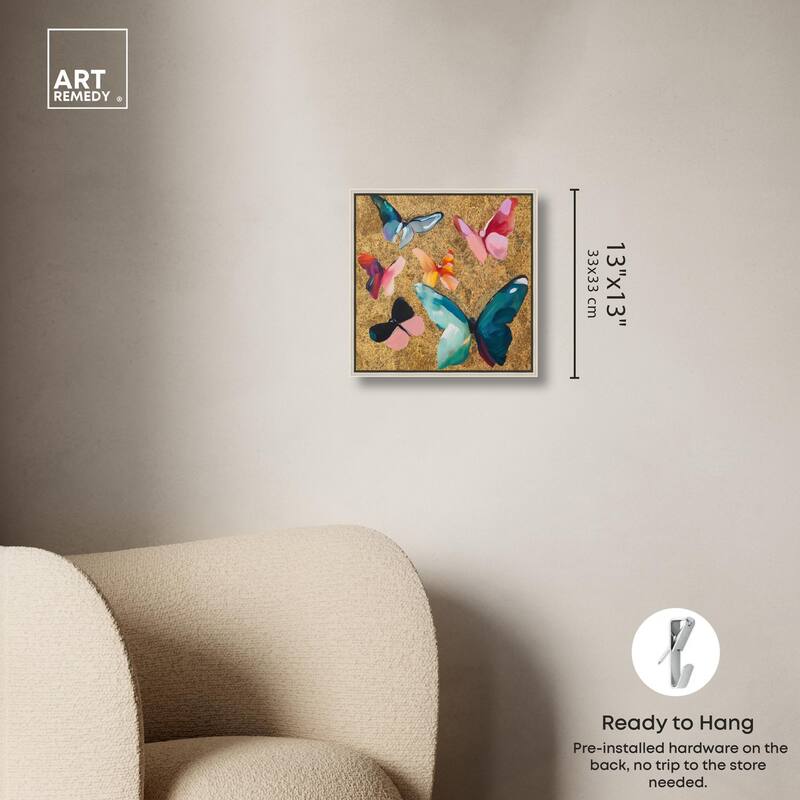 Spectrum of Wings Canvas by Art Remedy