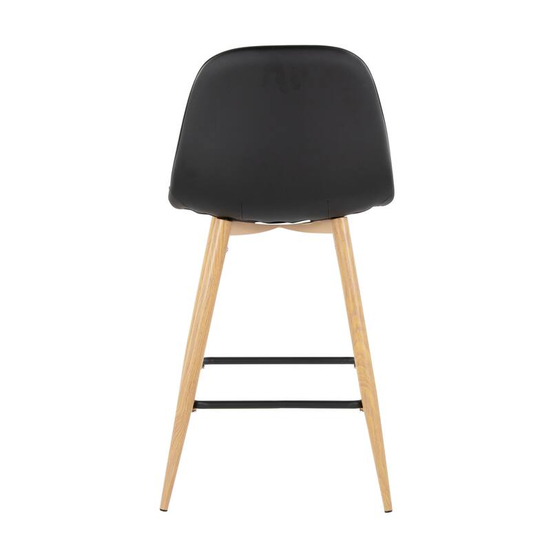 Carson Carrington Stone Natural Counter Stool - Set of 2