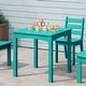 preview thumbnail 3 of 63, Polytrends Garden Party Kids Outdoor 24" Dining Table
