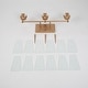 preview thumbnail 12 of 16, Mirha Mid-Century Modern Industrial Dimmable Glass Wall Sconce Bathroom Vanity Lights Foyer Powder room Hallway