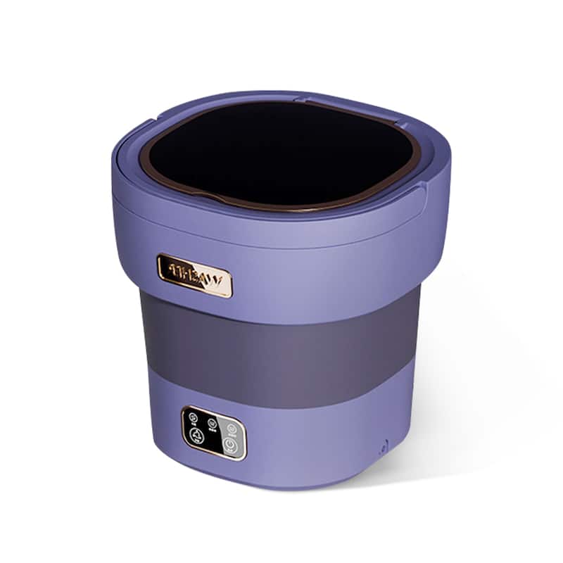 12L Mini Portable Washing Machine and Dryer for RV Travel Hotel Laundry - N/A - Purple