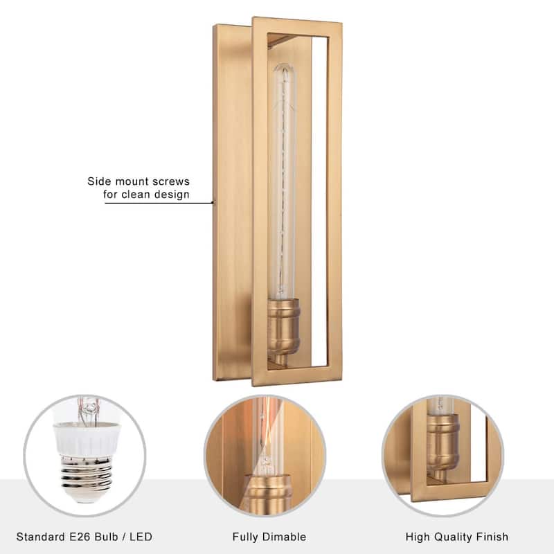 Brio Lighting Adelman 1 Light Wall Sconce