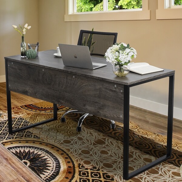 Wide writing shop desk