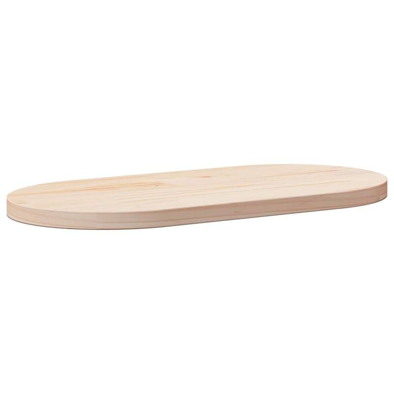 vidaXL Table Top Natural Solid Pine Wood Medium Durable Table Top - Natural 23.6" x 11.8" x 1"/ 1