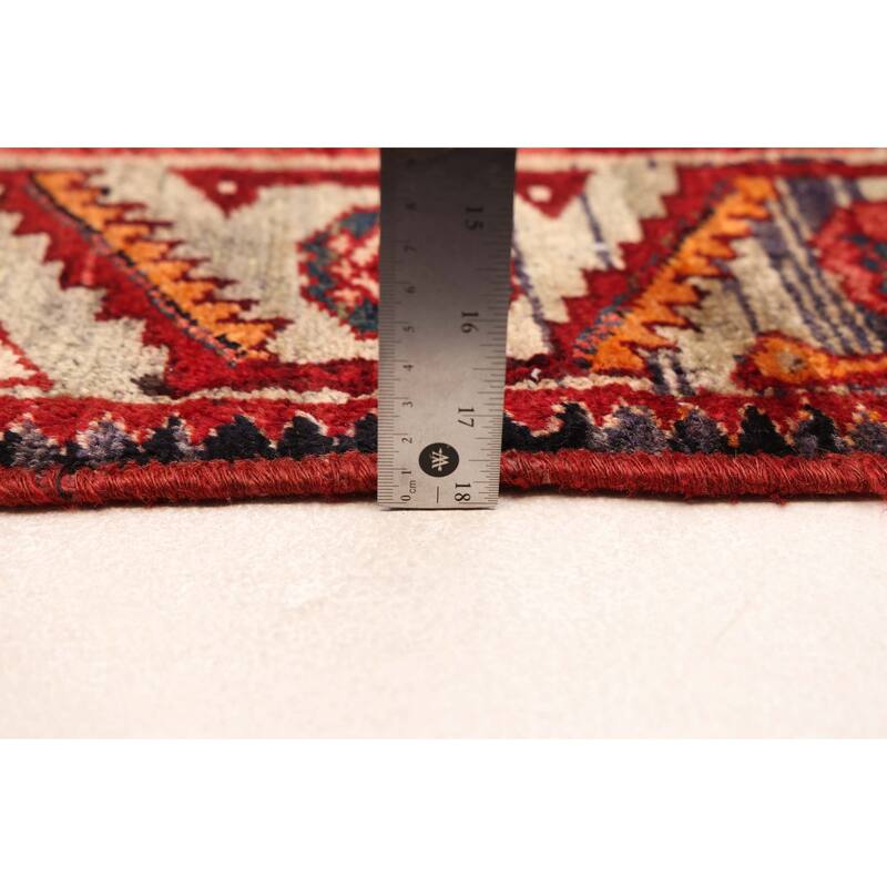 ECARPETGALLERY Hand-knotted Konya Anatolian Red Wool Rug - 3'5 x 5'1