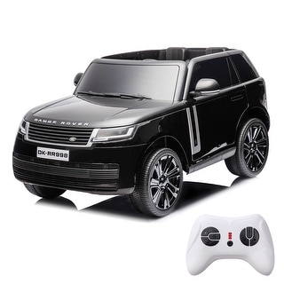 Ride On Car Licensed Land Rover w/Remote Control Black