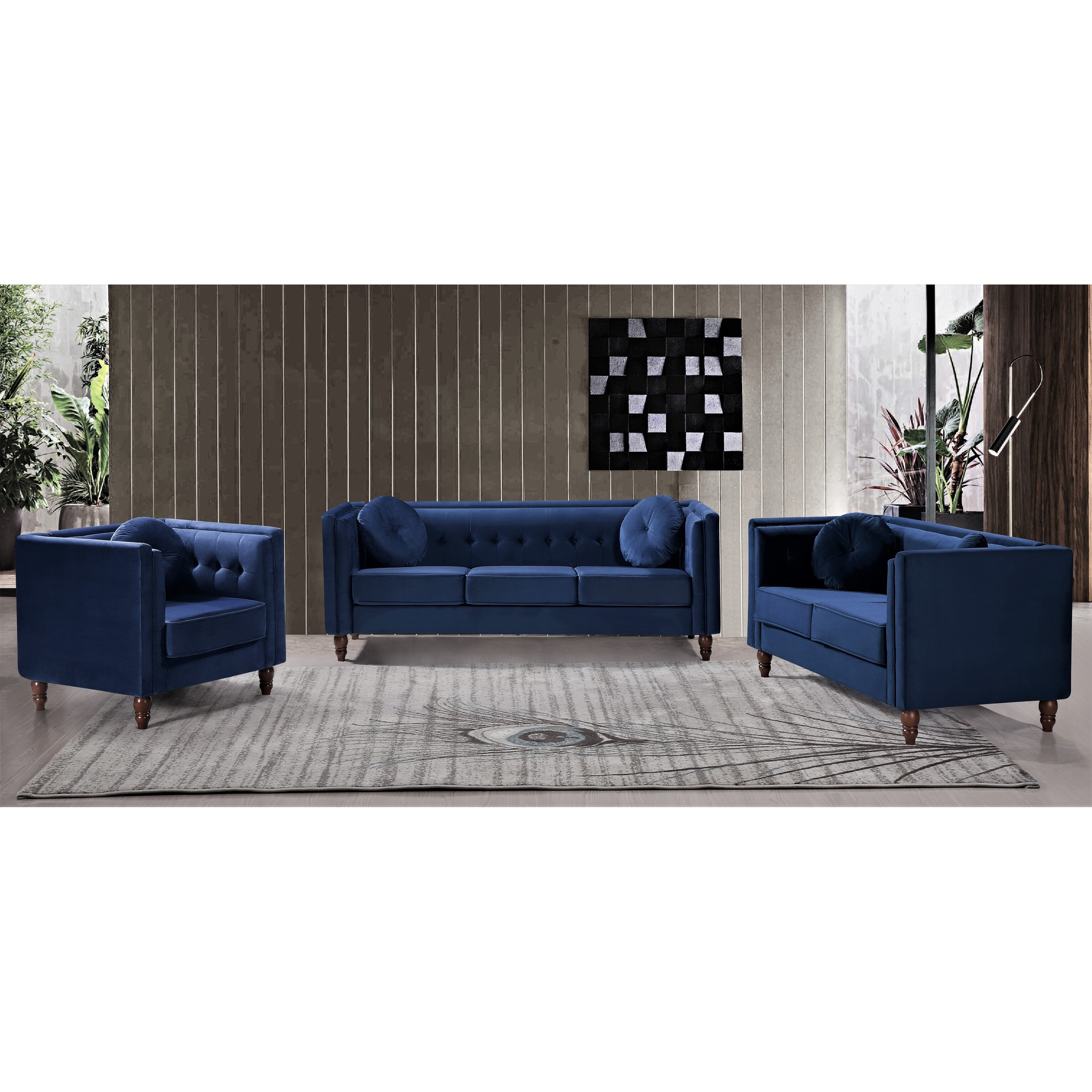Roberta velvet sofa discount