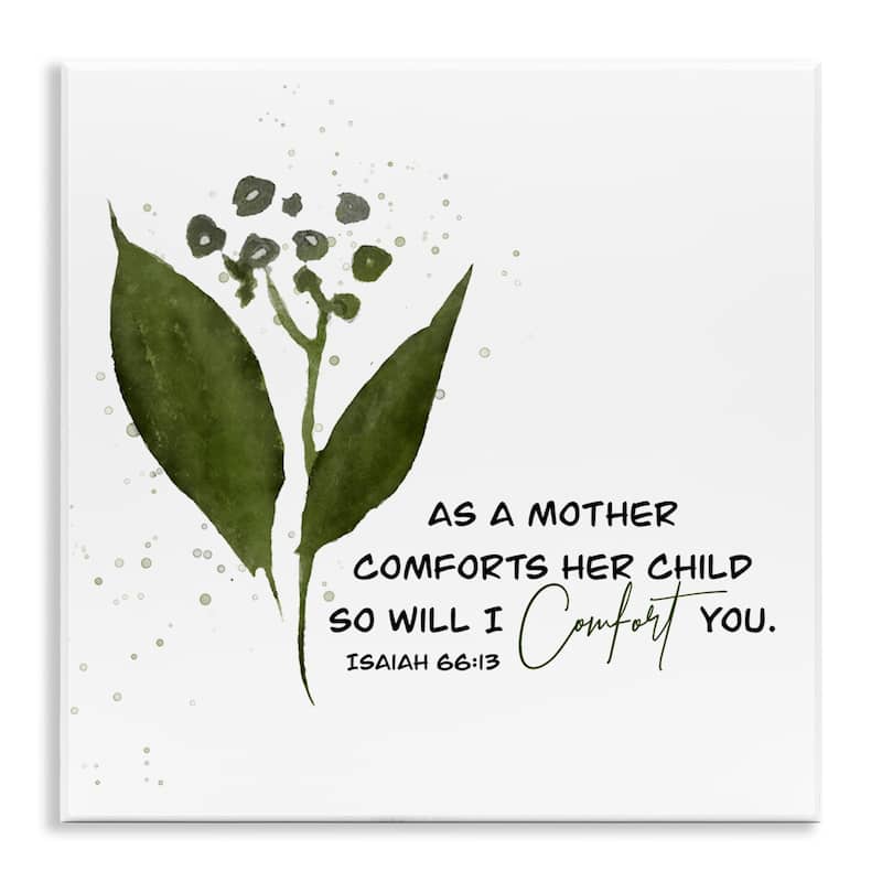 Stupell Proverb & Abstract Flower Wall Plaque Art Design By Amber Clarkson - 12 x 12