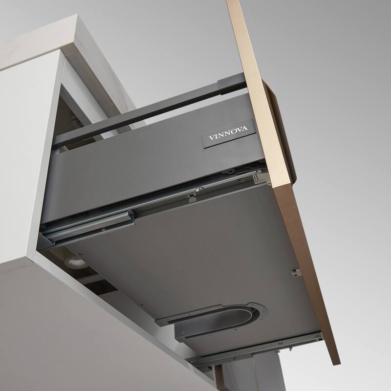 Alicante 84" Double Vanity in Grey with Sintered Stone Top, Mirror