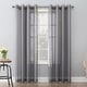 preview thumbnail 1 of 105, No. 918 Emily Voile Sheer Grommet Curtain Panel- Single Panel