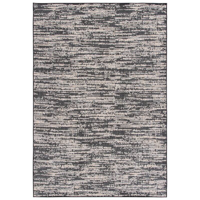 SAFAVIEH Beach House Eszti Transitional Rug - 4' x 6' - Black/Beige