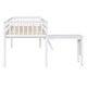 preview thumbnail 15 of 16, Multi-function Sturdy Wooden Twin Size Loft Bed With Removable Desk and Cabinet