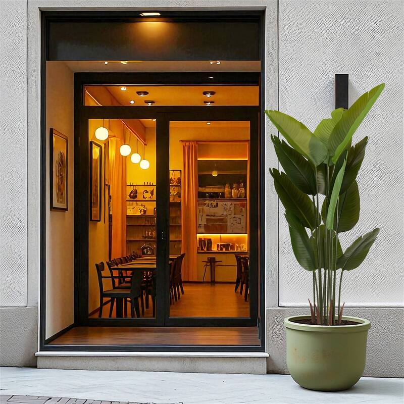 2-Pack 5.2ft Tall Faux Tropical Palm Trees,Artificial Bird of Paradise Plant