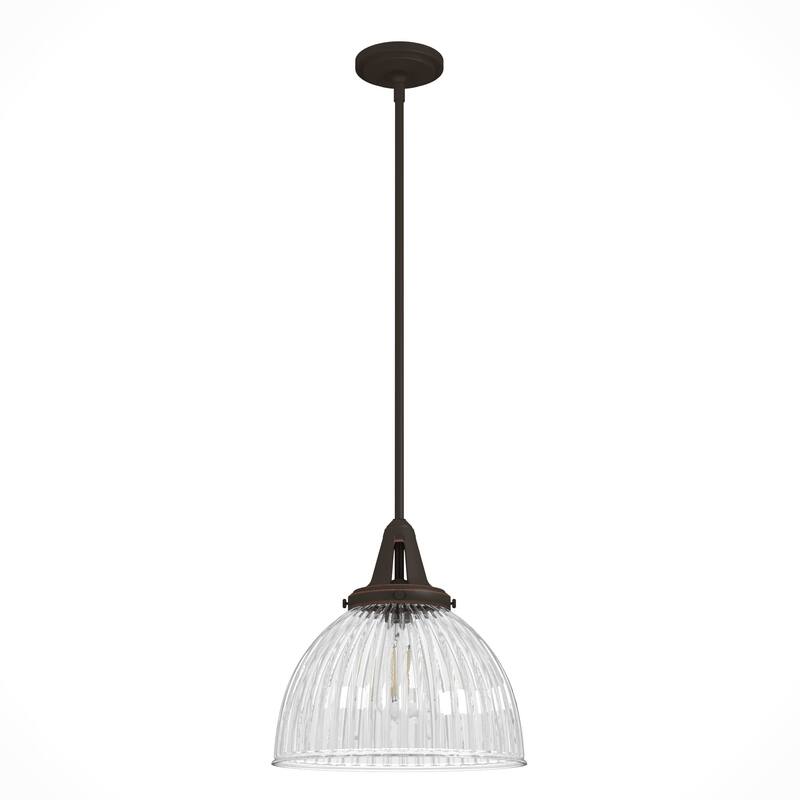 Hunter Cypress Grove 13" 1-Light Pendant - Island, Dining Room, Entry - Industrial, Transitional, Contemporary