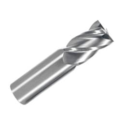 1 Pc, Qualtech 9/16" X 1/2" HSS 4 Flute Single End Center Cutting End Mill, DWCF320-CC