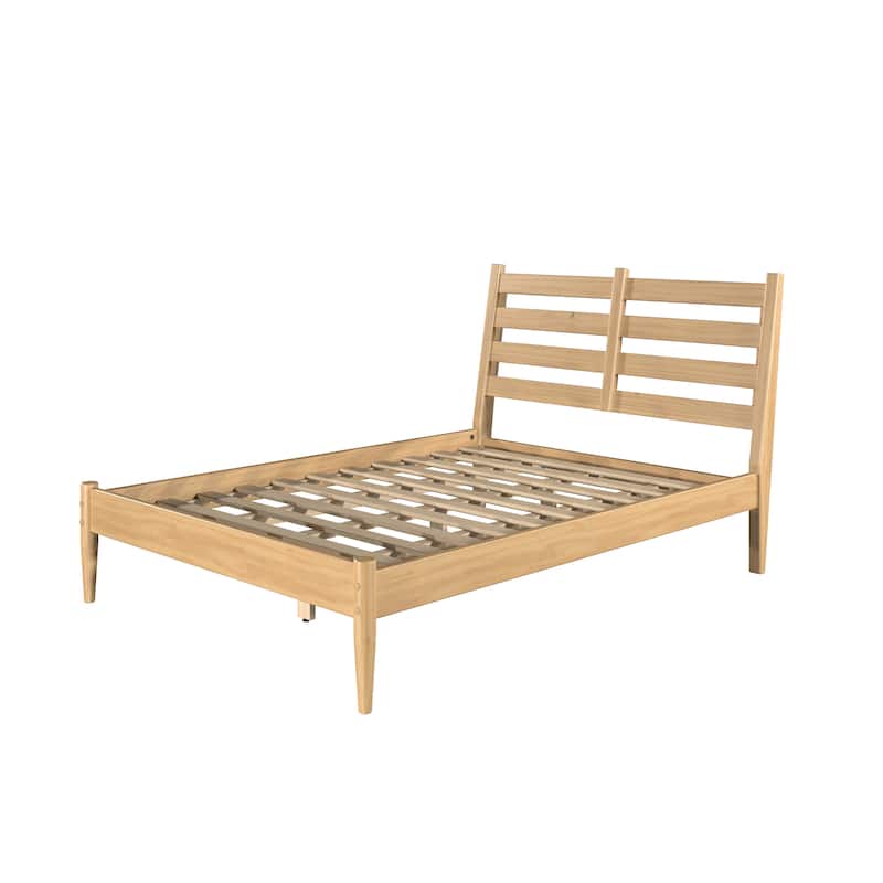 Mid-Century Slat Bed - Full Size