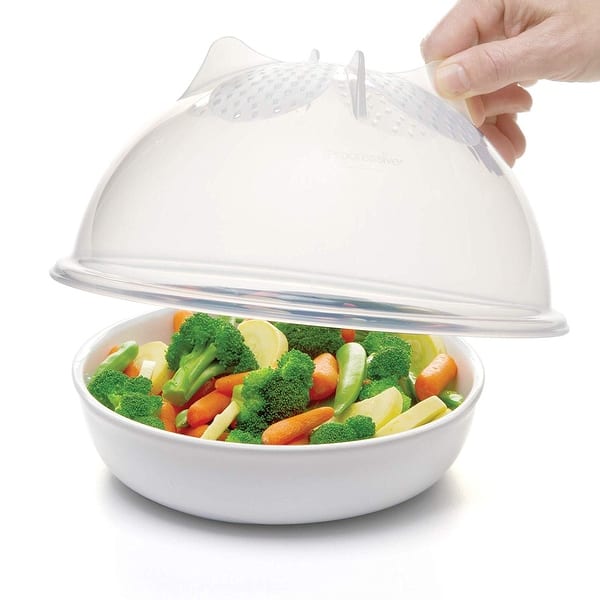 Microwave Splatter Cover For Food,clear Like Glass Microwave