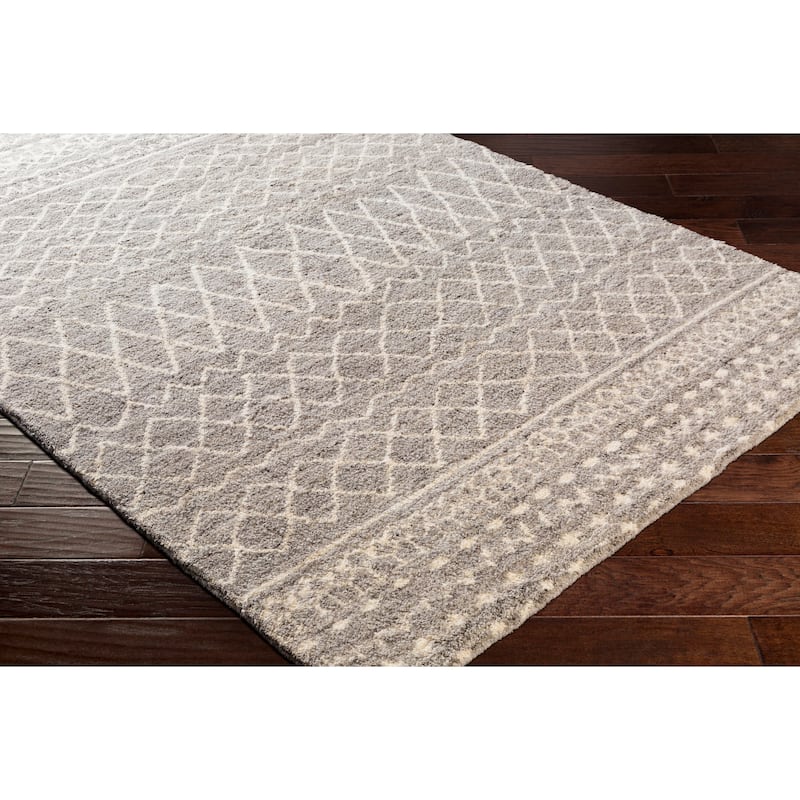 Haywood Handmade Wool Moroccan Area Rug