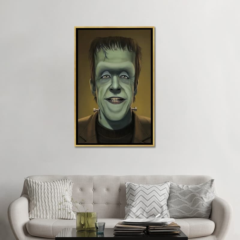 iCanvas "Herman Munster" by Vincent Hie Framed Canvas Print