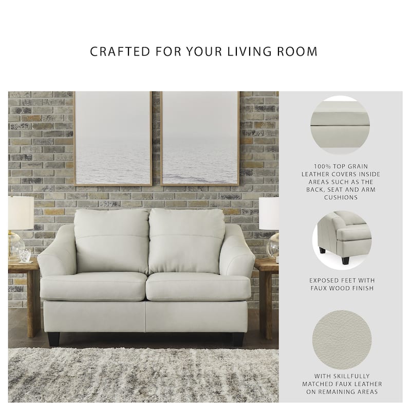 Signature Design by Ashley Genoa Loveseat - 65"W x 38"D x 40"H
