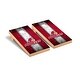 preview thumbnail 1 of 3, Sacred Heart University SHU Pioneers Cornhole Board Set - Vintage Wooden