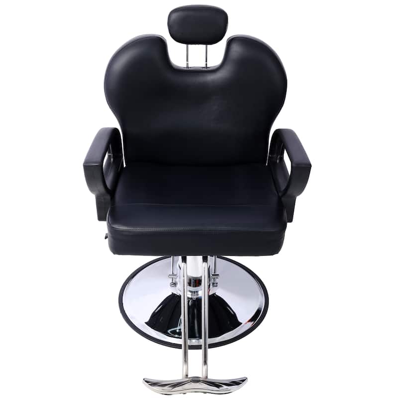 Artist hand Hair Barber Chair,Heavy Duty Hydraulic Spa Furniture Shampoo Reclining Extra Wider Seat Beauty Hair Salon Equipment