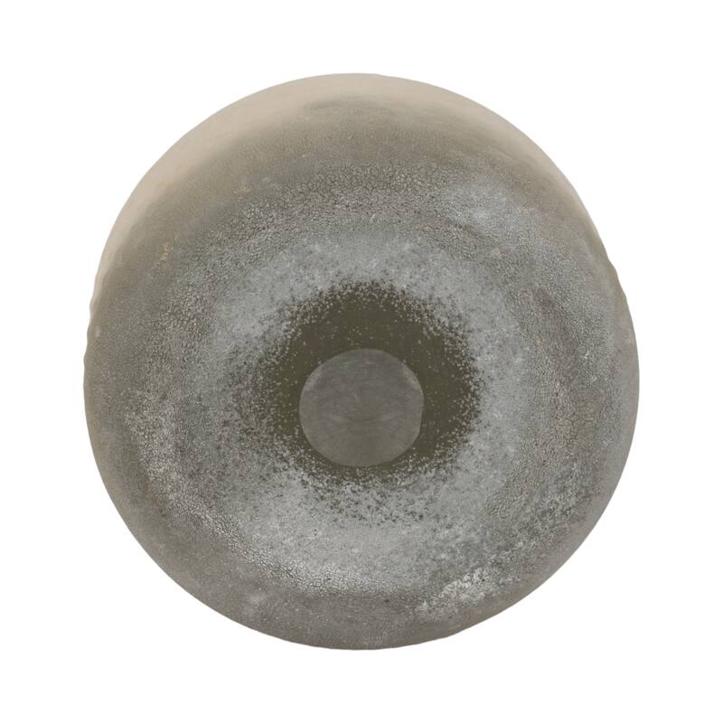 Sagebrook Home Elegance 8-inch Textured 2-tone Glass Vase, Serenity, Ombre