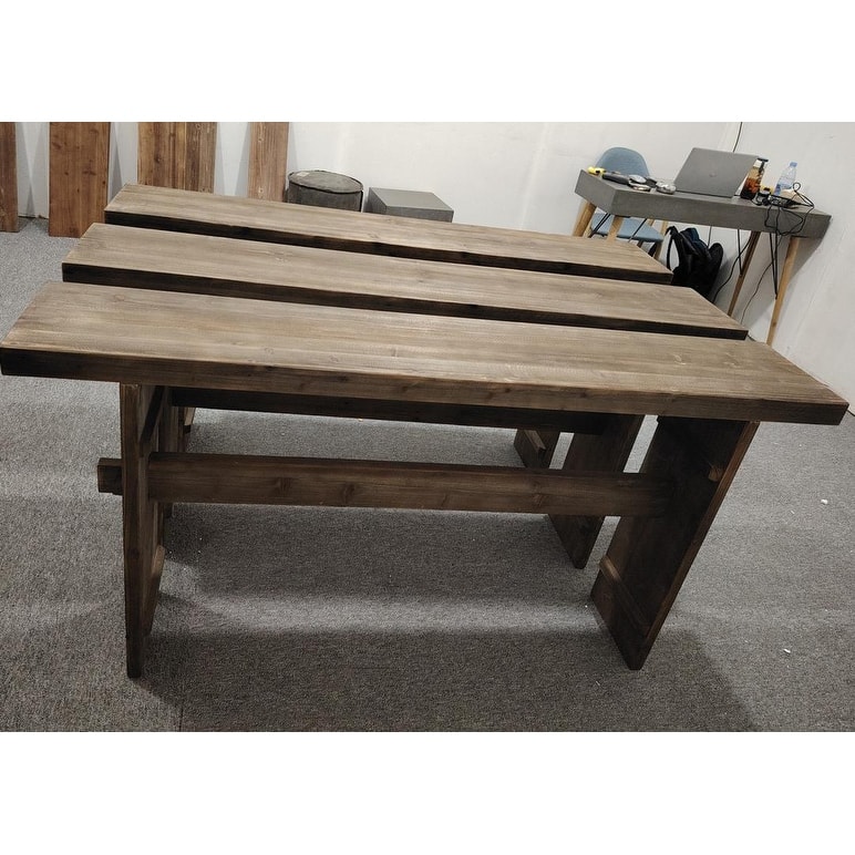 63-Inch Long Solid Wood Console Table for Entryway, Foyer, Hallway, Living Room