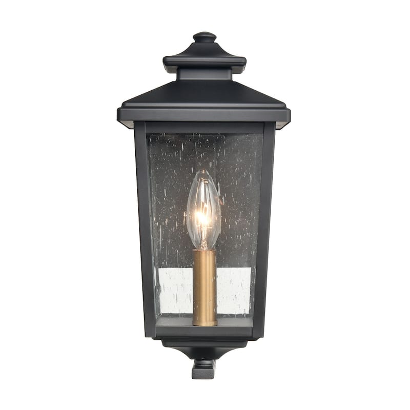 Millennium Lighting Eldrink Outdoor Wall Sconce in Powder Coat Black - 12 Inch