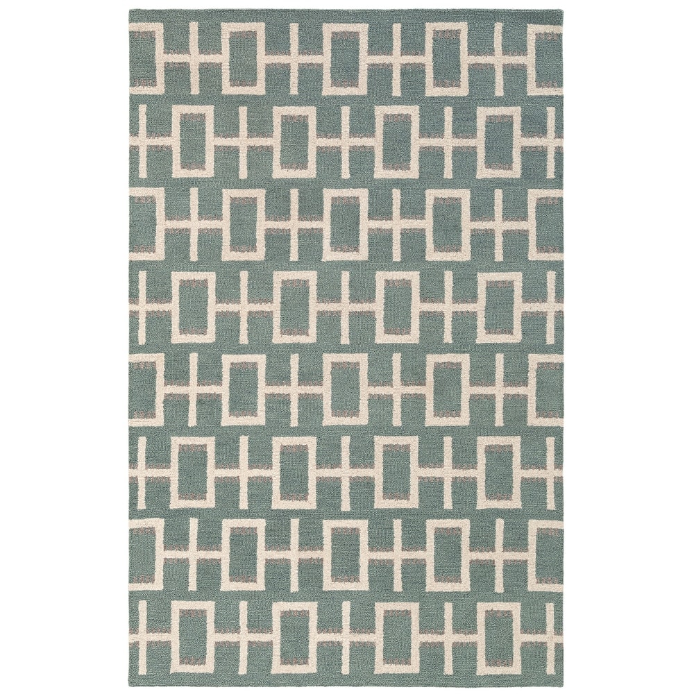 Terra by Obeetee Freya Frida Green Rug