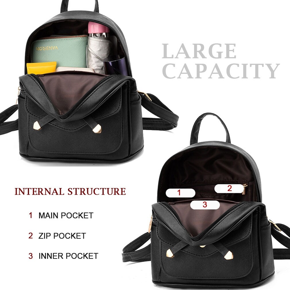 medium size backpack purse
