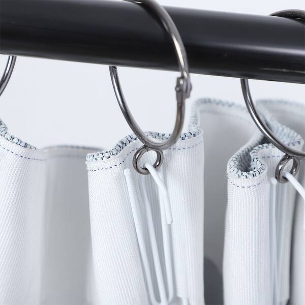 Shop 20 Pack Metal Curtain 2 Inch Rings Snap Joint Circular With