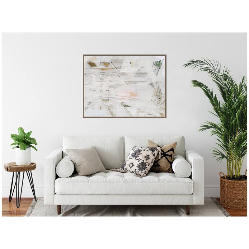 Kate and Laurel NC ZG Builder by Nikki Chu Framed Canvas Wall Art Print