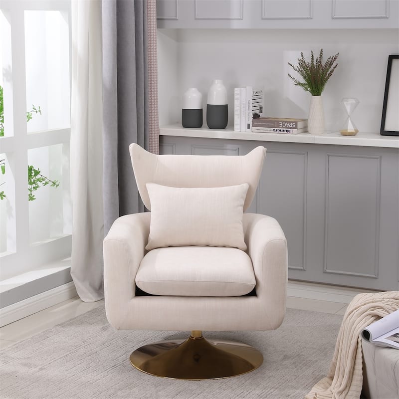 Classic Mid-Century 360-degree Swivel Accent Chair