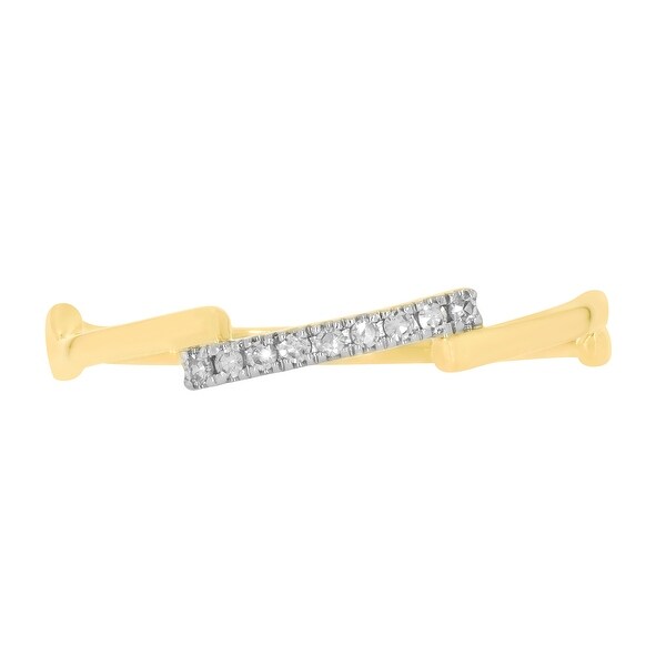 Prism Jewel 1.20MM 0.07CT G-H//I1 Natural Diamond Light Weight Fancy Ring