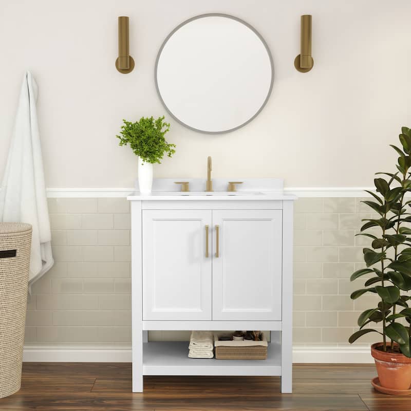 James Allan FFIR91242 30" Free Standing Single Basin Vanity Set with