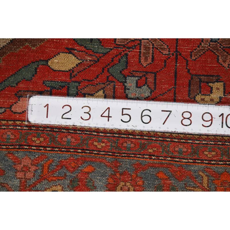 Pre-1900 Antique Sarouk Farahan Persian Rug Hand-Knotted Wool Carpet - 4'3" x 6'2"