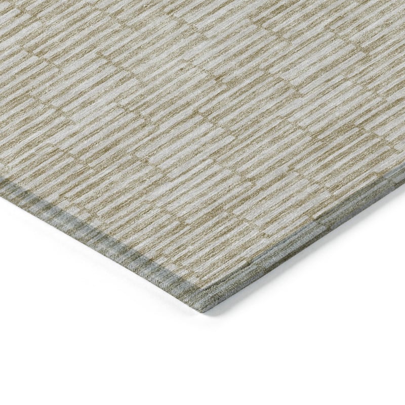 HomeRoots Geometric Transitional Rectangle Outdoor Rug
