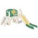 preview thumbnail 35 of 34, Kids Slide Playset Structure, Castle Climbing Crawling Playhouse w/ Slide, Arch Tunnel, Ring Toss & Basketball Hoop for Toddlers