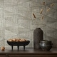 preview thumbnail 17 of 28, Galerie Wallcoverings Woods and Wicker Collection Triangular Wood Tile Matte Finish Vinyl on Non-woven Wallpaper Roll