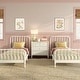 preview thumbnail 32 of 32, Max & Lily Jenny Lind 4-drawer Wood Nightstand Dresser