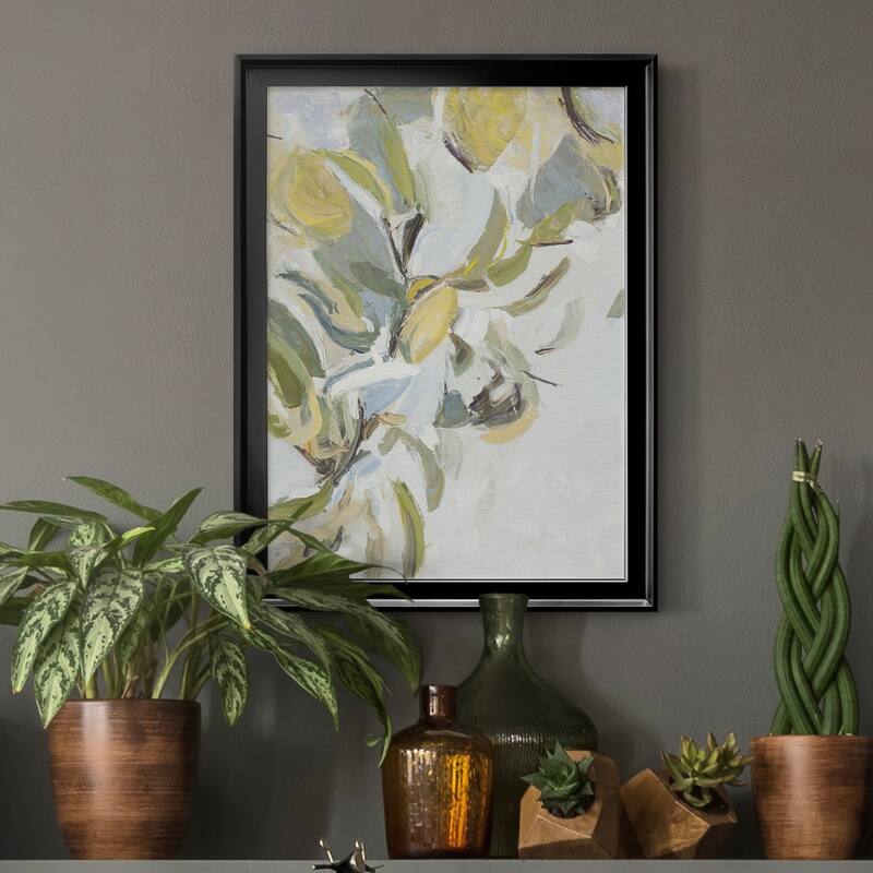 Lemon Pears Premium Framed Canvas - Ready to Hang