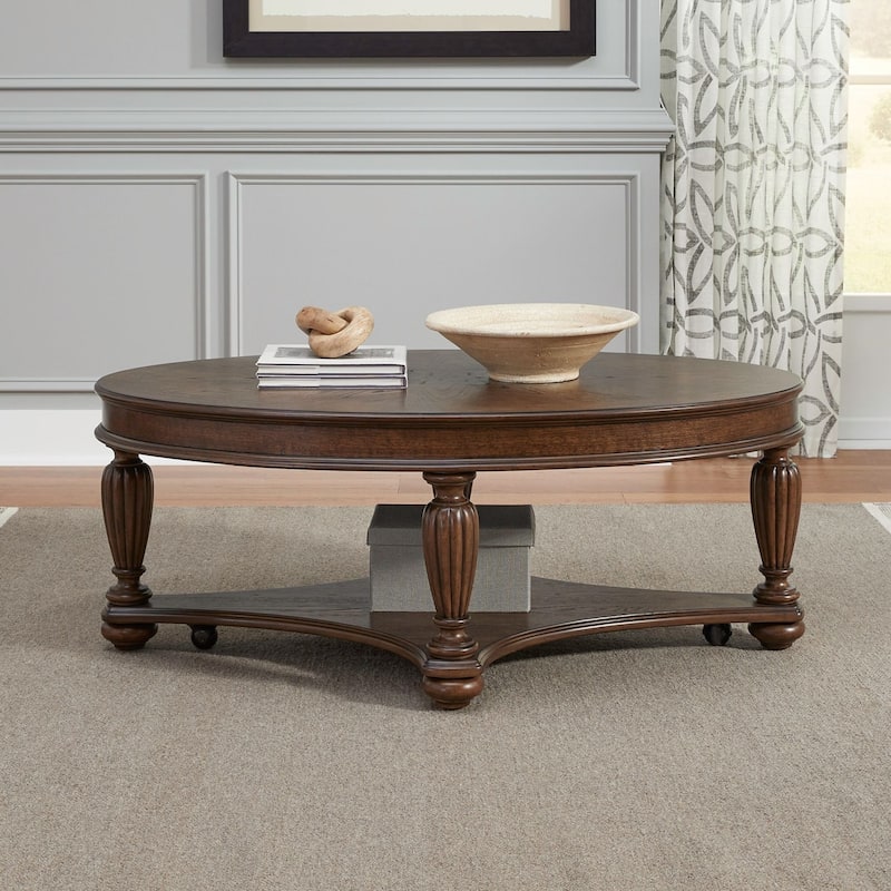 Liberty Furniture Allington Oval Cocktail Table, End Tables - Various Options - Oval Cocktail Table