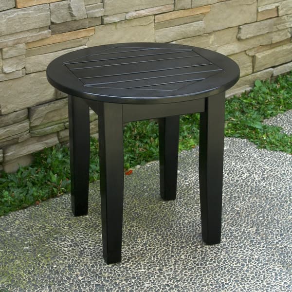 slide 2 of 37, Cambridge Casual Alston Side Table Round Black