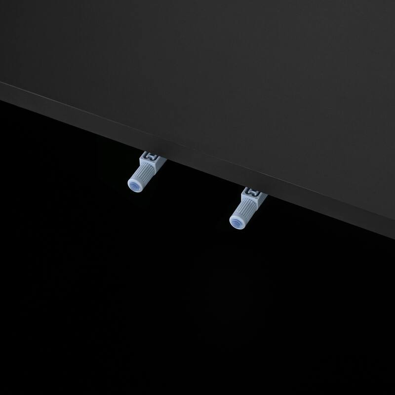 Retro Wood TV Stand Media Console for TVs up to 75", Rustic Entertainment Center Living Room TV Storage Cabinet with Wavy Doors