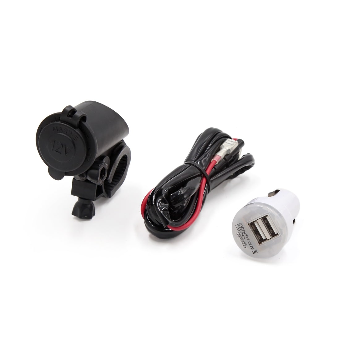 Waterproof Scooter Motorcycle Cigarette Lighter Socket w Dual USB Charger -  Bed Bath & Beyond