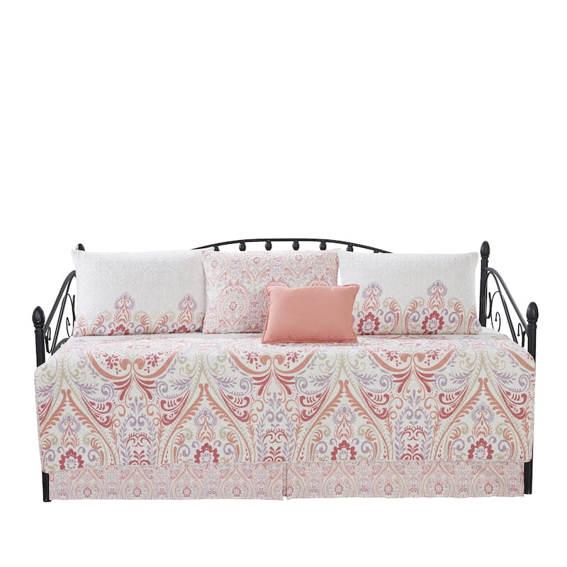 Serenta 6 Piece Cotton Blend Daybed Bedspread Coverlet Set - 75" x 39"