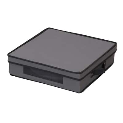 Household Essentials Charger Plate Storage Box - 14.5"L x 14.5"W x 4.0"H