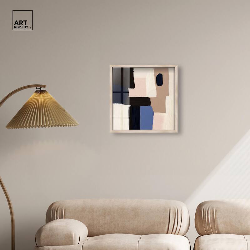 Blue Quietude II Shadowbox by Art Remedy